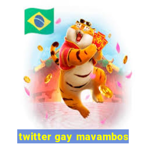 twitter gay mavambos